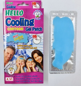 Miếng Dán Lạnh Hạ Sốt HELLO Hình Cá Heo - 4 Vỉ